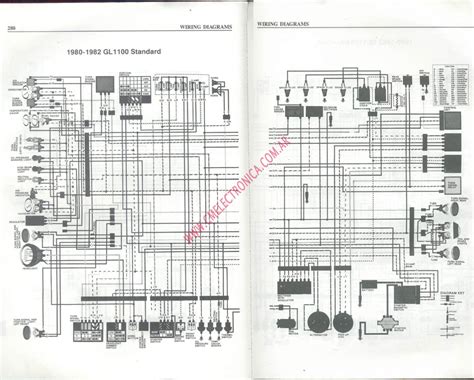 new honda gold wing gl1100 wiring diagram electrical system 